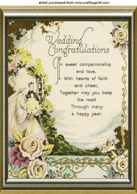 Pretty Vintage Wedding with Roses in Frame A4