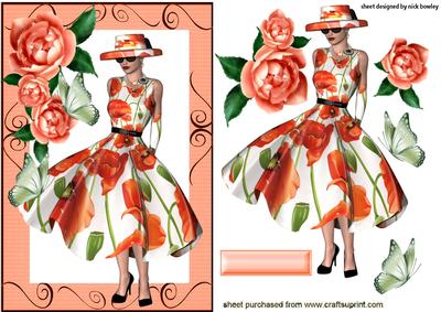 Pretty in Peach with Pretty Peach Roses