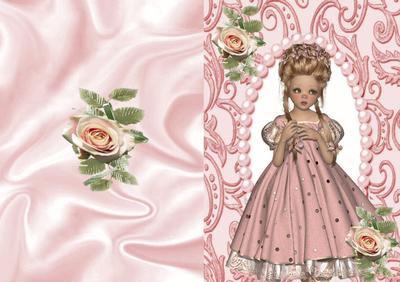 Pretty in In Pink with Pearls and Rose