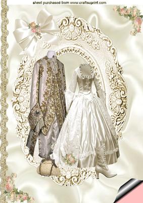 Beautiful Vintage Wedding Outfits with Accessories A4 Topper