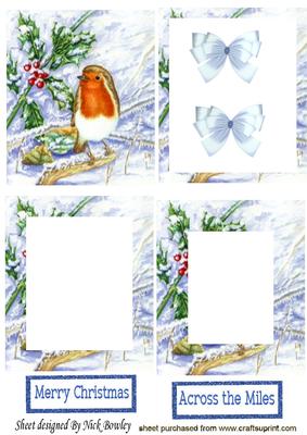 Pretty Robin with Bows Tunnel Pyramids