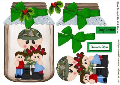 Christmas from Home, in a Jam Jar with Holly