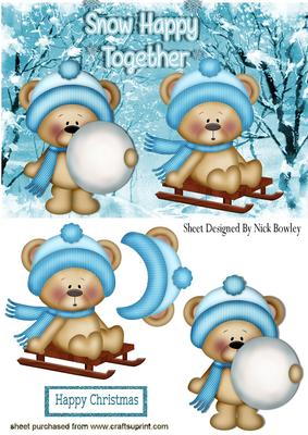 Snow Happy Together Snow Bears