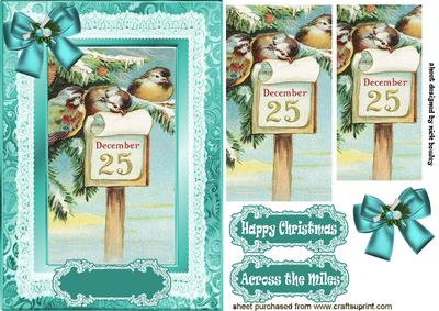 Pretty Robins with Plaque for the 25th Pyramids