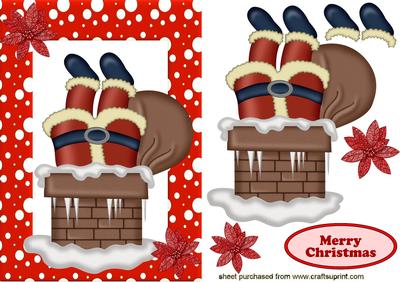 Oh No! Santa is Stuck Down the Chimney!
