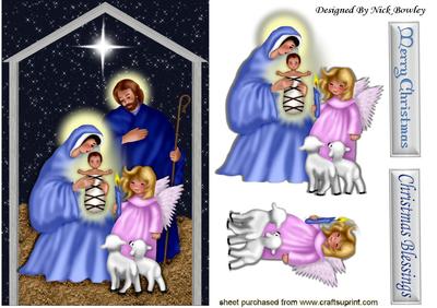 A Child is Born in the Stables,nativity Scene