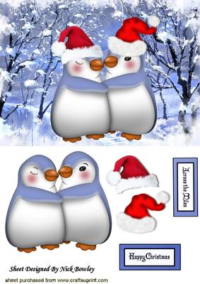 These Will Keep Us Warm! and Our Love! Cute Penguins