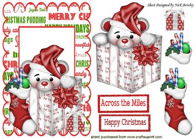 A Gift for You! Cute Teddy Bear with Pressies