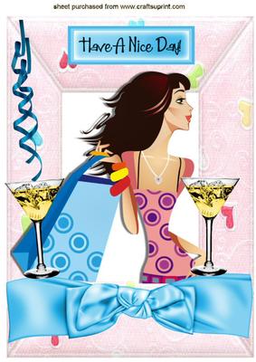 Birthday Girl! Loves to Shop and Party! A4