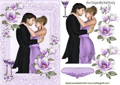 Romance Love is in the Air! Purple Magnolias
