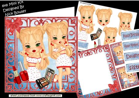 Girls Just Want to Have Fun 8x8 Mini Kit