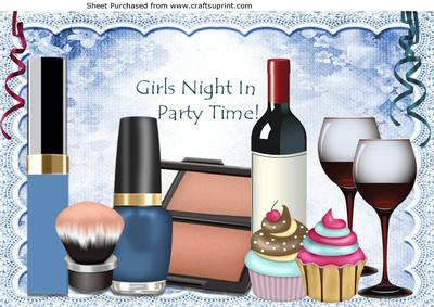 Girls Night In! with Cupcakes Makeup and Wine! A4