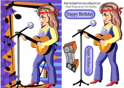On the Blanket on the Ground Cowgirl Singer