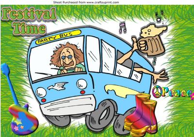 Festival Time! on the Hippy Bus, A4