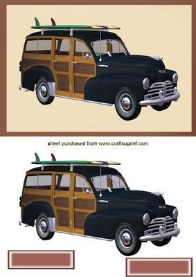 Classic Car in Frame