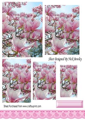 Pretty Pink Magnolias Pyramids