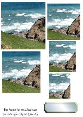 Lovely Sea View of Cornwall Pyramids