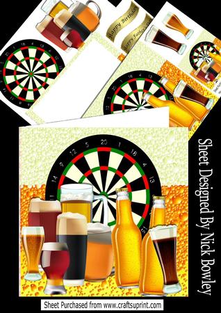 Darts Night! and a Couple of Beers with the Lads 8x8 Kit