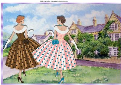 Elegant Ladies Off to Have Cream Teas at the Mansion A4
