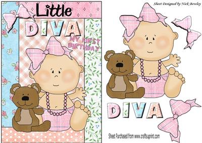My 1st Birthday Little Baby Diva