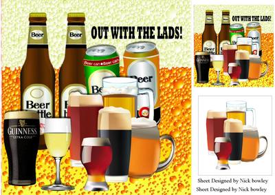 Out on the Town, Pints with the Lads 8x8