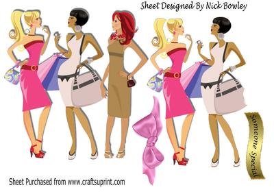 Ladies Out on a Shopping Trip, A4