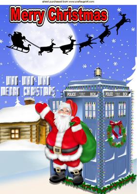 Who! Who! Who! Merry Christmas! Who's That! A4