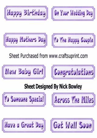 Purple Bubble Sentiment Tags