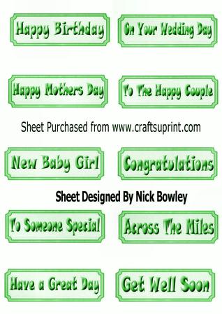 Green Bubble Sentiment Tags