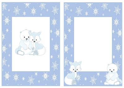 Little Foxy and Polar Bear Ice Friends A5 Insert