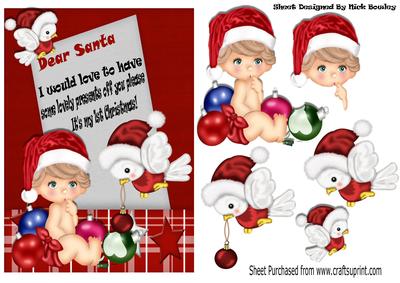 Dear Santa! Baby Boys 1st Christmas