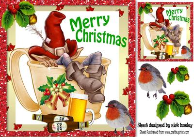 Oh Dear! Gnome Has Had to Much Beer! 8x8