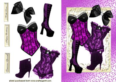 Gorgeous Pink/black Ladies Accessories
