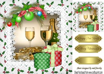 A Time to Celebrate Christmas & New Year 8x8