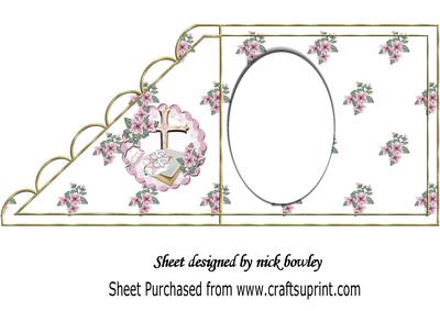 Baby Girls Christening or Baptism,bible Insert