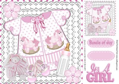 Baby Girls Romper Suit on Lace 8x8