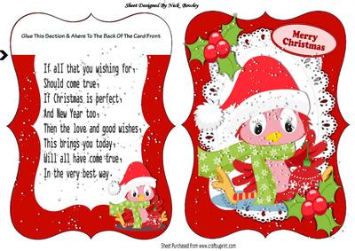 Oooh! It's a Bit Chilly Little Bird in the Snow, Verse