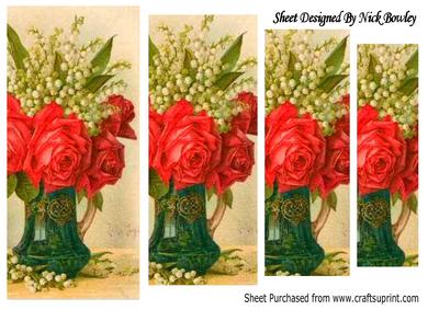 Pretty Red Roses in a Vase, Pyramids