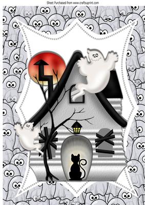 Spooky Eyes Watching You in the Ghost House A4e