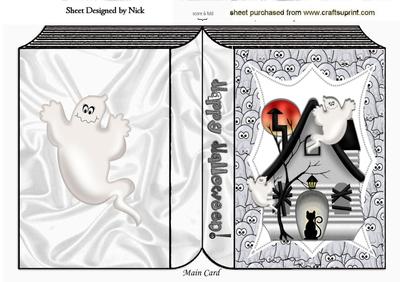 Eyes Watching You in the Ghost House Folded Book
