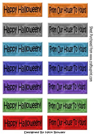 Halloween Tags!