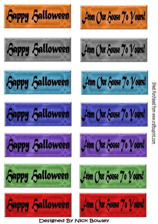 Funky Halloween Tags!
