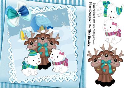 Do They Speak Cute Little Baby Polar Bears 8x8