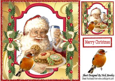 I Hope Santa Shares Some Cookies with Me! 8x8