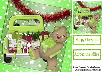 Another Hectic Day at Christmas, with Car and Ted 8x8