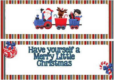 Were Off on Our Journey, the Blue Santa Train Insert Dl