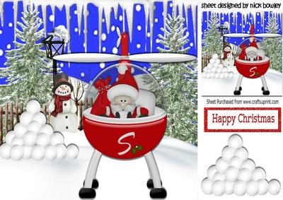 Santa Has Landed in Style in a Helicoptor 8x8