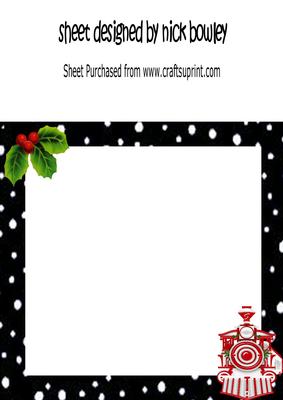 Room for Me on the Santa Express! Ho! Ho! Ho! 8x8 Insert