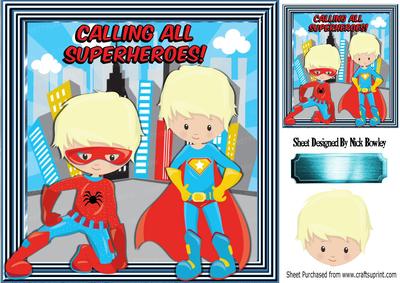 Super Boys! Super Heroes, 8x8