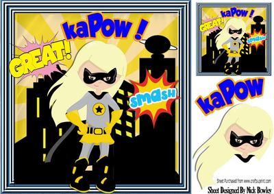 Super Girl, Super Hero Kapow! 8x8